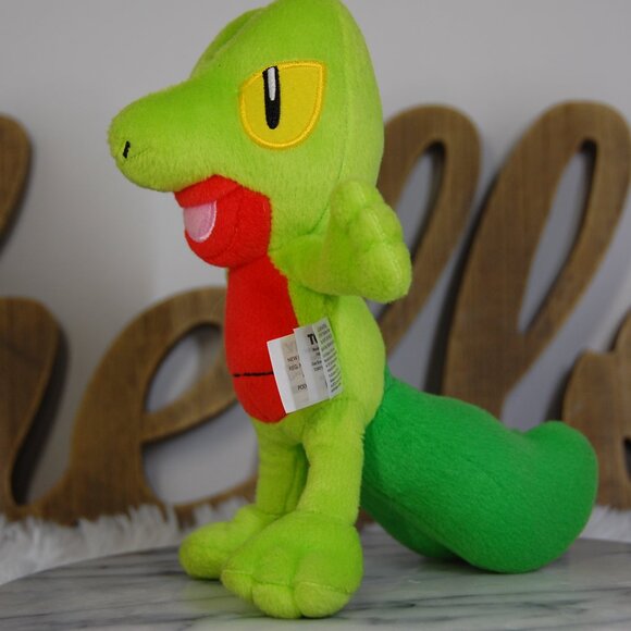 Tomy Pokemon 8" TREECKO Official TOMY Authentic Plush Stuffed 2016 - Picture 7 of 13